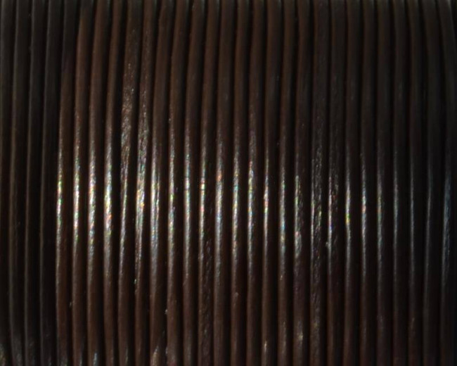 Cuero Redondo 1mm. Marron