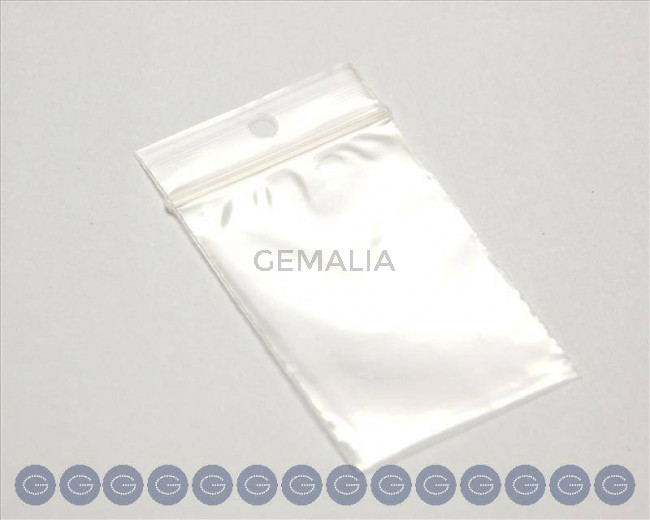 Bolsa Plastico 40x60mm Autocierre. Agujero 5mm Aprox.