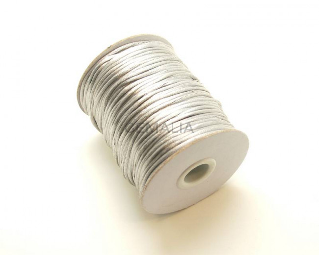 Cola de raton. 2mm. Gris claro.