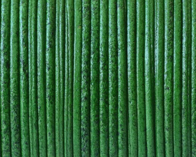 Piel de Canguro. Redondo 1mm. Verde. Calidad Superior