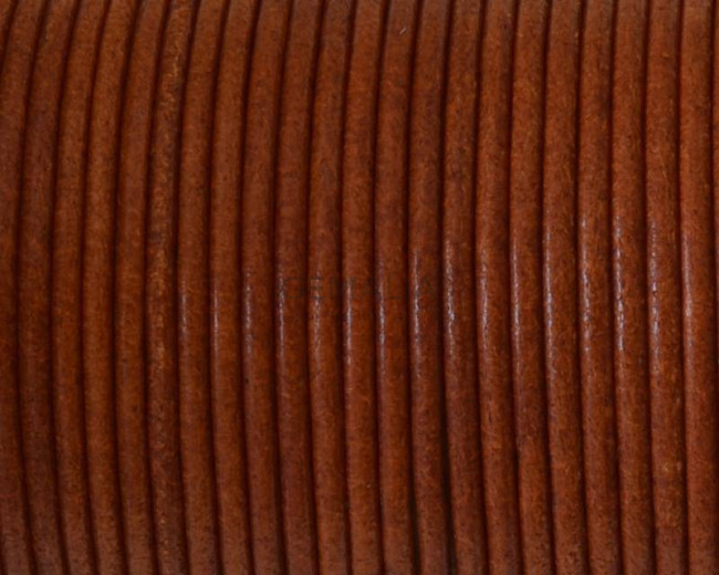 Cuero Redondo 2mm. Avellana. Calidad Superior