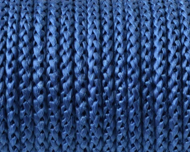 Cordon polipropileno. Trenzado. Redondo. 4,5mm. Azul. Calidad Superior