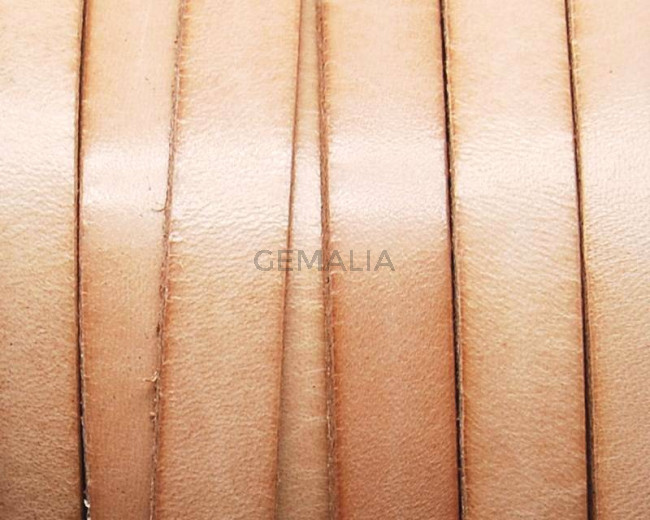 Cuero Plano 10x1,5mm. Natural. Calidad superior