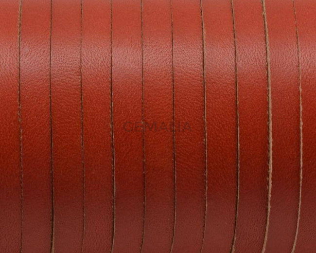 Cuero Plano 5x1,5mm. Naranja butano 2. Calidad Superior