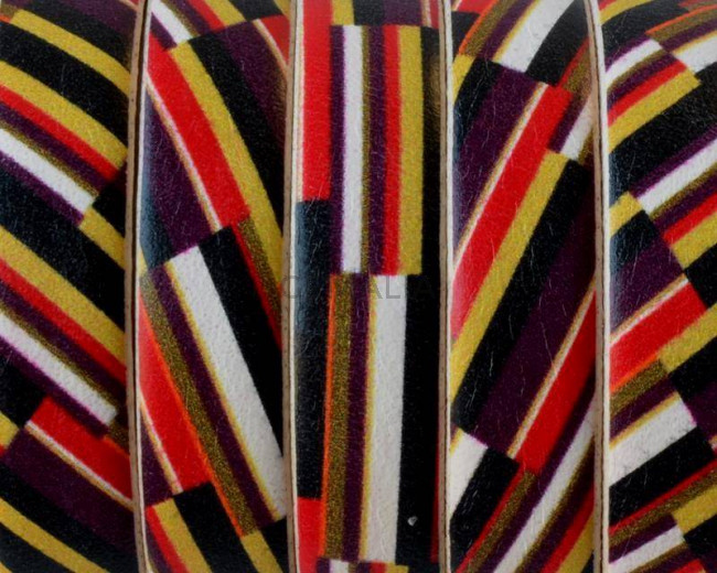 Cuero Plano 10x1,5mm. Estampado 3. Calidad superior