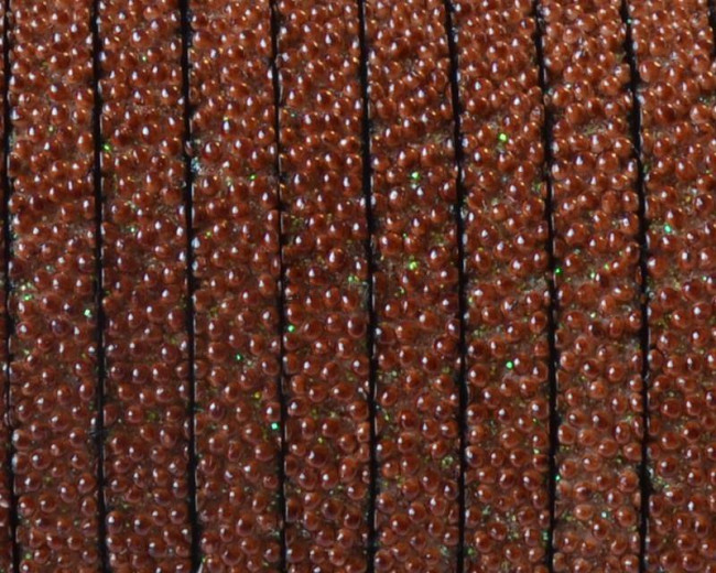 Caviar sintetico  Plano. 5x2mm. Marron 2. Calidad superior