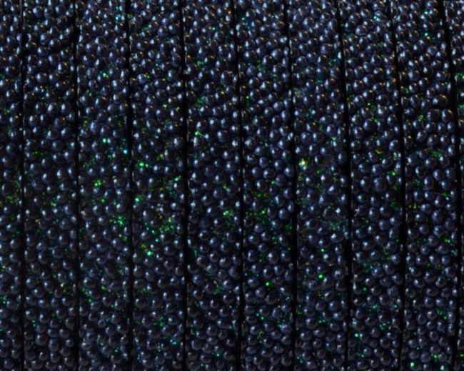 Caviar sintetico  Plano. 5x2mm. Azul marino. Calidad superior