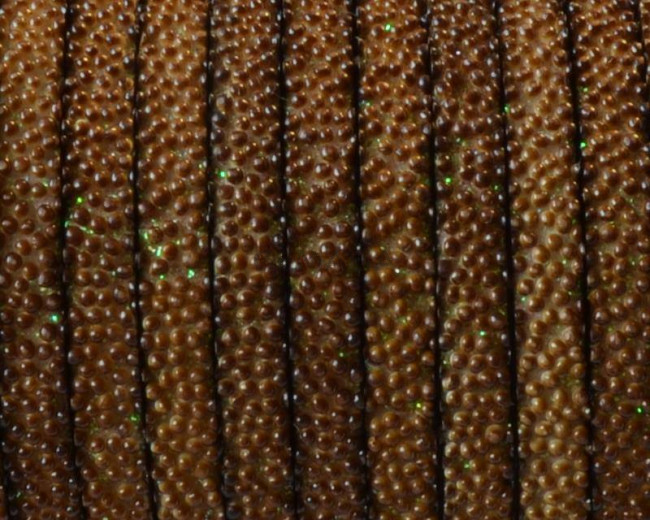 Caviar sintetico  Plano. 5x2mm. Marron. Calidad superior