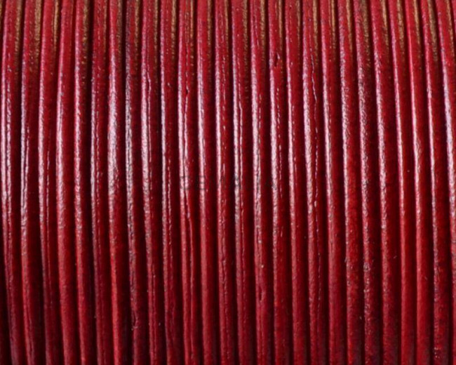 Piel de Canguro. Redondo 1mm. Rojo. Calidad superior