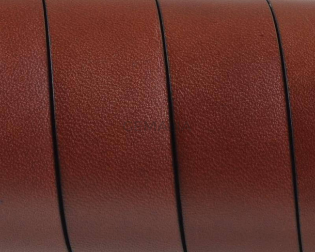 Cuero Plano 20x1,5mm. Marron Medio. Calidad superior1,10-1,20M/tira