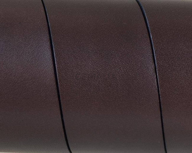 Cuero Plano 30x1,5mm. Marron oscuro. Calidad superior