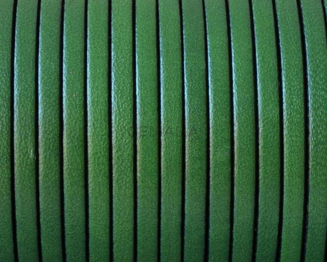 Cuero Plano 3x1,5mm. Manzana-cantos negros. Calidad superior.