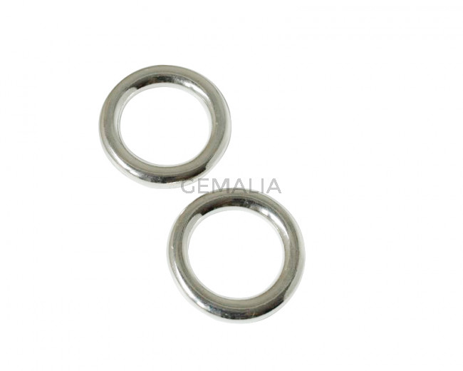 Arandela de Zamak 30,5x30,5x4,8mm. Plateado. 