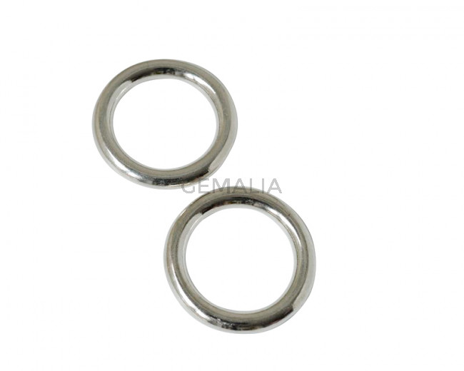 Arandela de Zamak 35x35x5mm. Plateado.