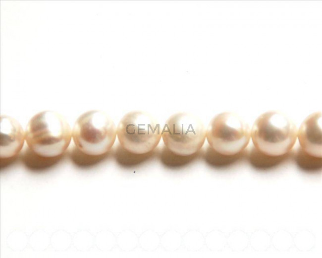 Perlas cultivadas. Round 10-11mm. blanco