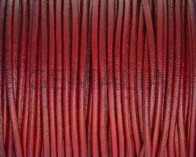 Cuero Redondo 2mm. Burdeos. Calidad superior