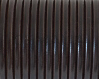 Cuero Redondo 4mm. Marron oscuro. Calidad Superior