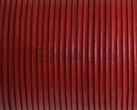 Cuero Redondo 2mm. Rojo. Calidad superior