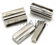 Acero inoxidable.cierre.19,5x33x7,5mm.Int.30x4,5mm