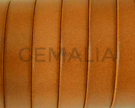 Cuero Plano 10x1,5mm. Marron claro 2. Calidad superior