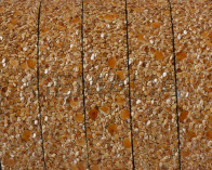 Tira de Fantasia sintetica. Plano 10x2mm. Marron medio. Calidad Superior