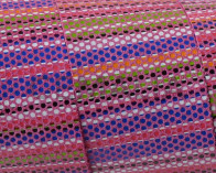 Tira de piel Plano 30x1,5mm. Rosa multicolor. Calidad superior