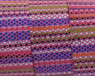 Tira de piel Plano 20x1,5mm. Rosa multicolor. Calidad superior