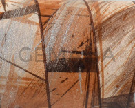 Cuero Plano 20x2mm. Marron-plateado. Calidad superior