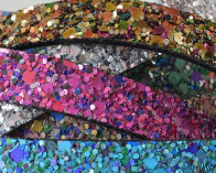 Tira fantasia sintetica. Plano 10x2mm. MIX20. Calidad superior.