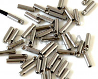 Acero inoxidable 304. Terminal. 7x1,6mm. Plateado. Int.1mm