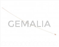 Plata 925. Alfiler con bola 0,65x75mm