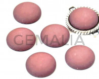 Resina POLARIS. Cabujon. 20mm. Granate mate brillantina. Calidad Superior