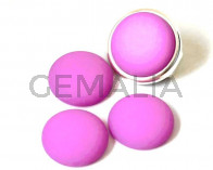 Resina POLARIS. Cabujon. 20mm. Lila mate. Calidad superior