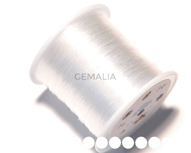 Inelasticity Clear Cord, 0.6 mm.