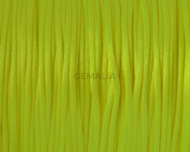 Nylon Cord. 1mm. Yellow. Fluorescent.