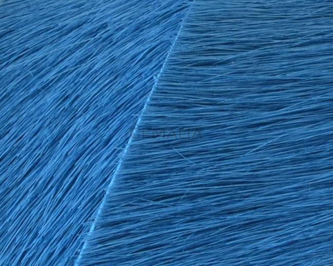 Colored cow hair Flat leather cord. 20mm. turq. Best Quality.