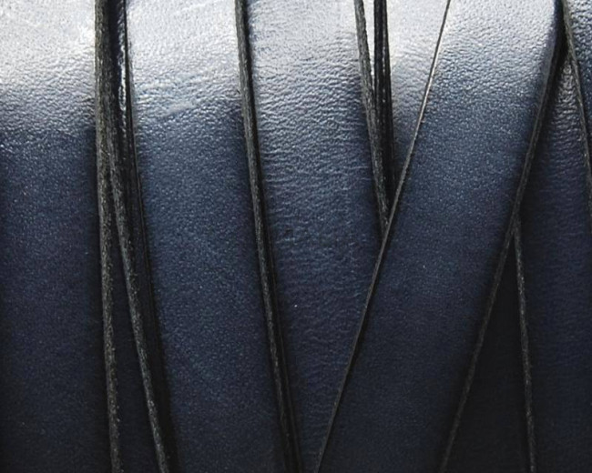 Flat Leather cord 10x1.5mm. Grey .Best Quality.