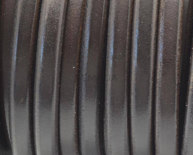 REGALIZ Leather cord. Oval 10x6mm. Brown. Best Quality.