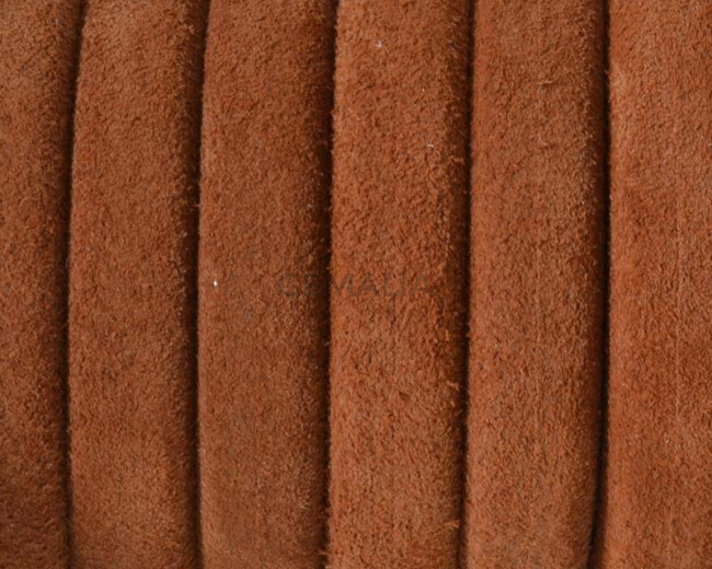 REGALIZ leather cord. Oval 10x6mm. Camel. Best Quality.