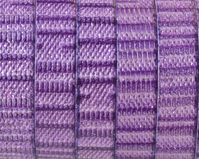 Flat Leather cord. 10x1.5mm. Violet-brilliantine. Best Quality.