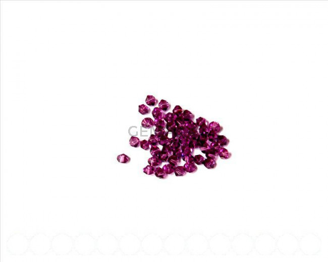 Swarovski. 5301 3mm bicone. Amethyst