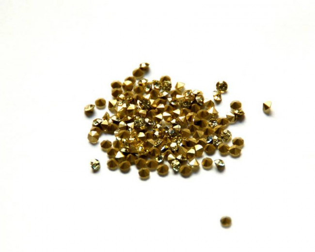 Crystal. Rhinestone Chaton. 2,9-3mm. Jonquil.