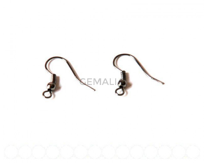 Fish Hook 0.5x17mm. Plumbum black. Approx. 100 PCs