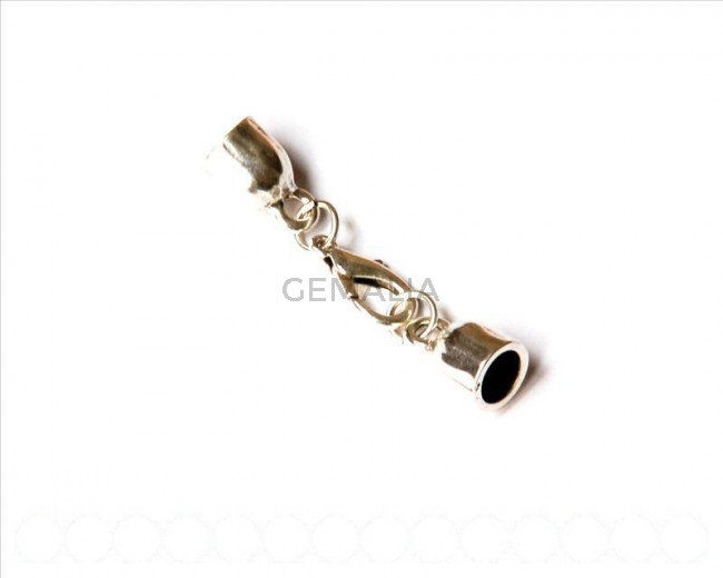 Zamak. 58x10mm. Inn. 8mm. Silver color.