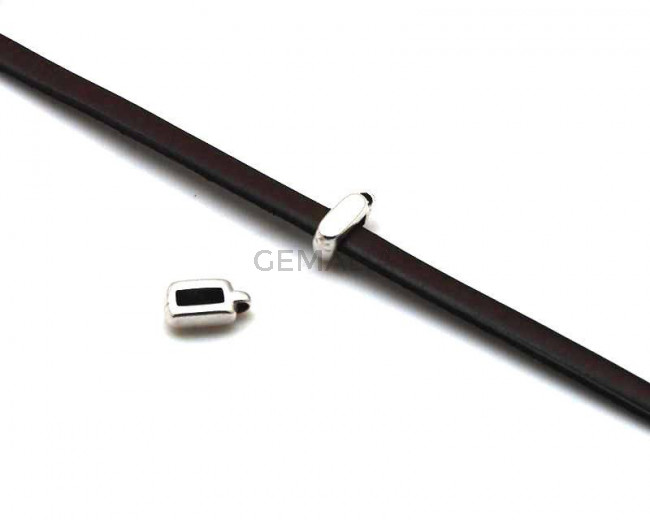 Zamak. Parallel. 4.15x12mm. Silver color. Inn.6x2,5mm.