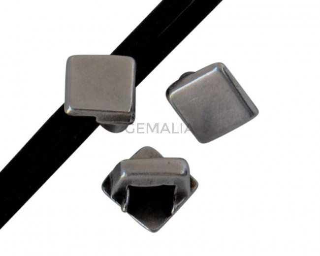 Zamak. Rhombus. 5x5mm. Silver. Inn.2.5x1.5mm.