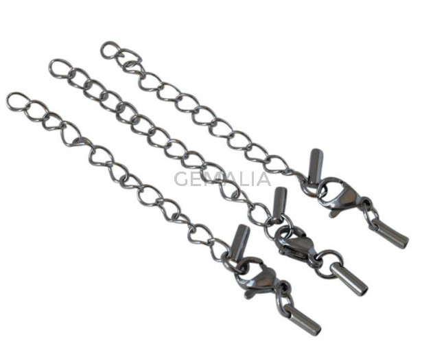 Stainless steel 304. Ending-lobster. Silver. Inn.1.5mm