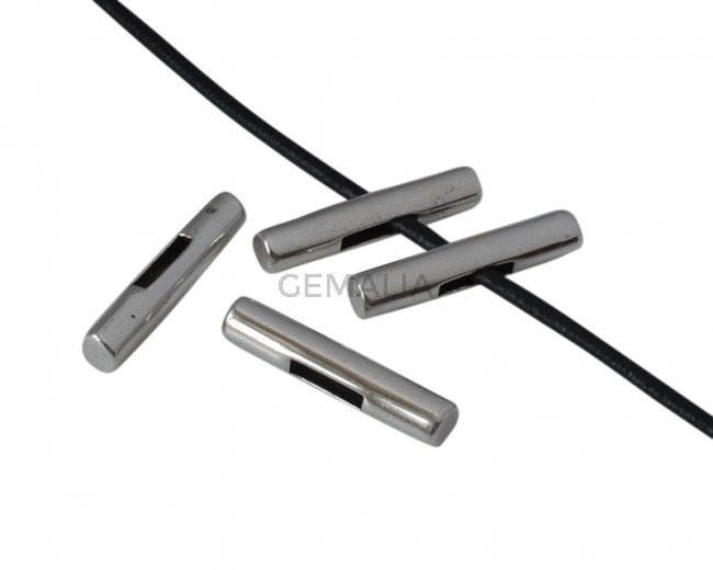 Zamak stick 29x6mm. Silver.Inn.10x2mm