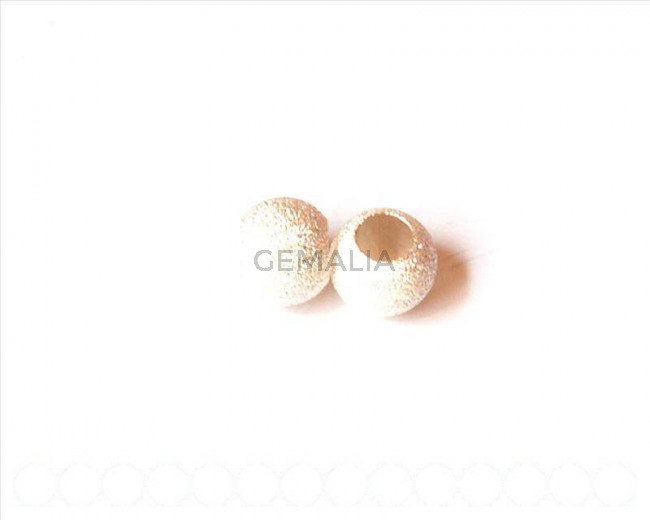 925 SILVER. Round 10mm. - hole 5.5mm.