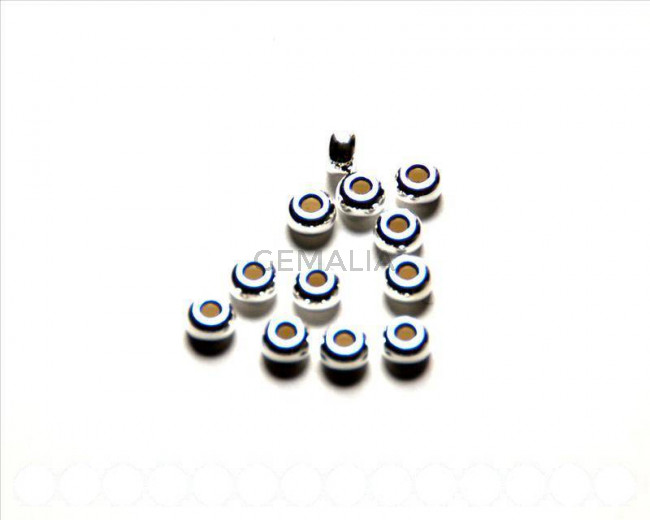 925 SILVER. Rondelle, 14X0.8mm. Hole: 2mm.